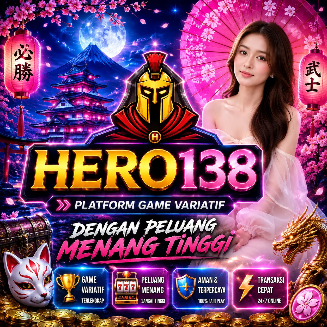 HERO138 >> Platform Game Variatif Dengan Peluang Menang Tinggi