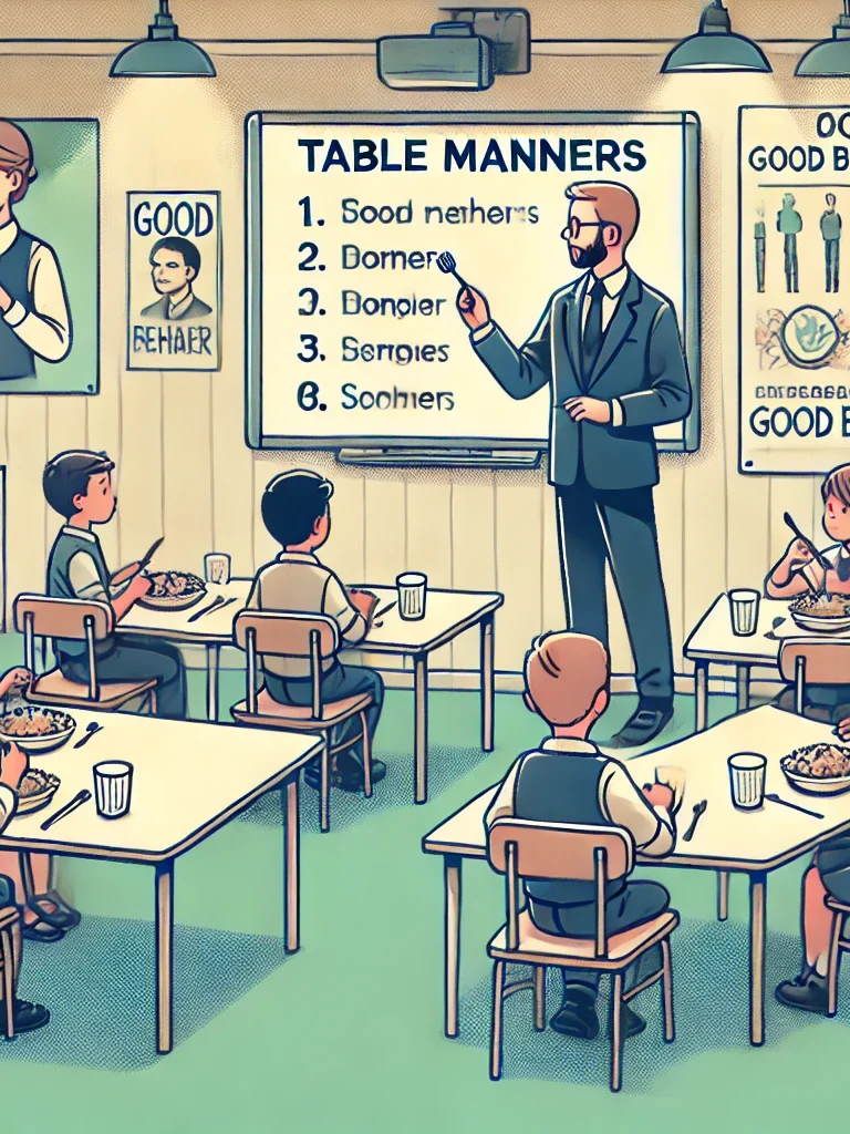 Pro & Contra Argumente für Benimmunterricht in der Schule