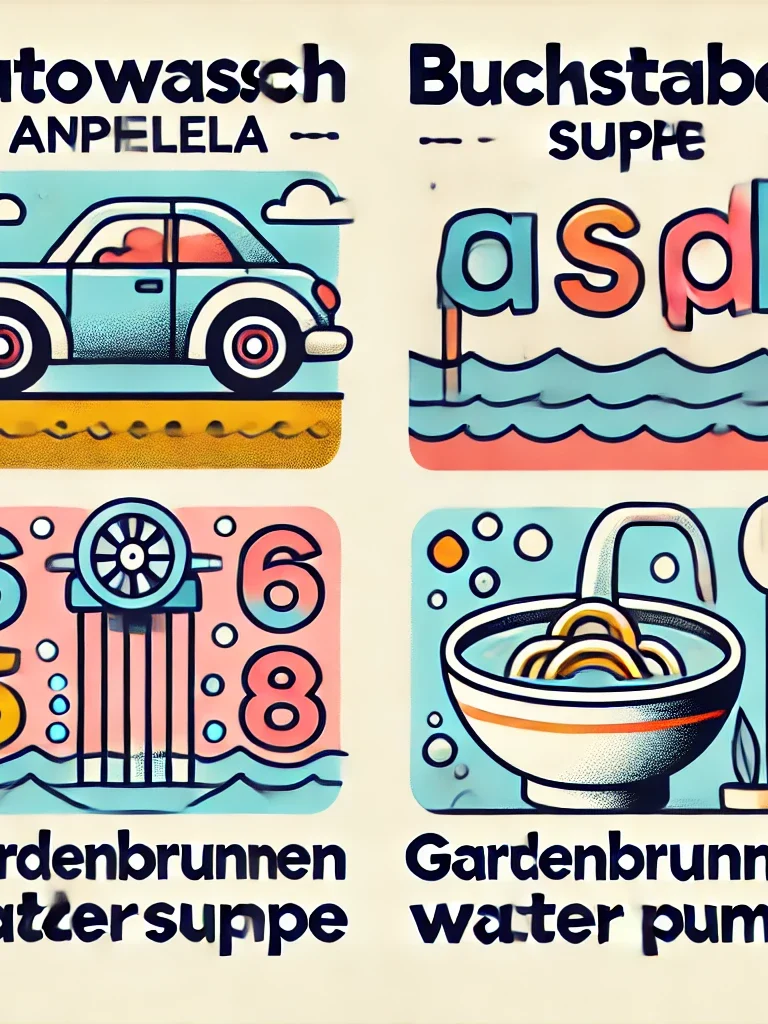 Wörter mit 6, 7 oder 8 Silben – Beispiele & Liste